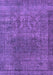 Machine Washable Oriental Purple Industrial Area Rugs, wshurb3196pur