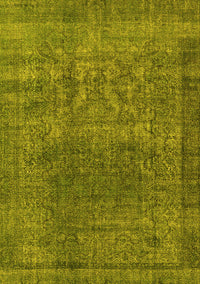 Oriental Yellow Industrial Rug, urb3196yw