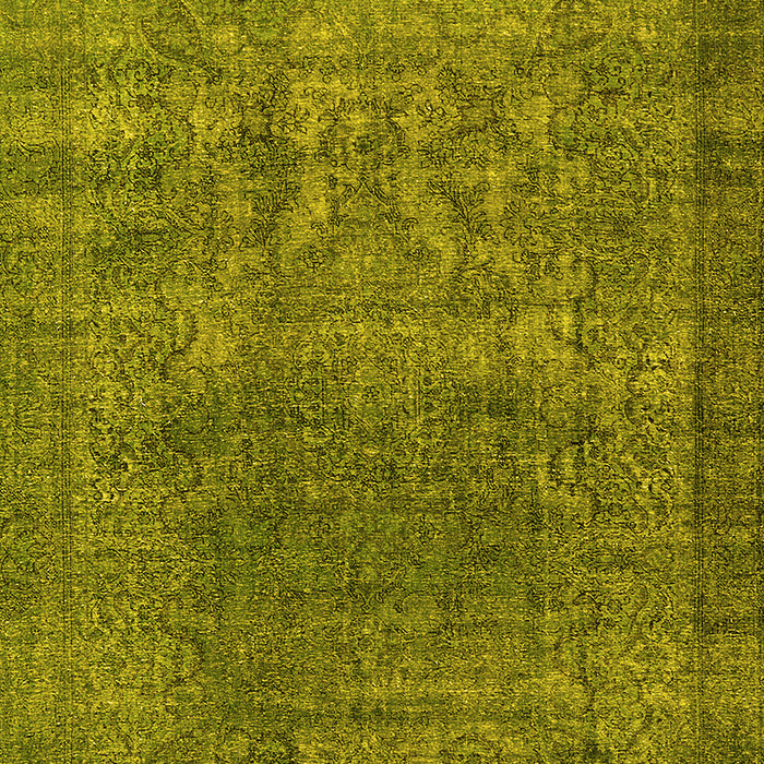 Oriental Yellow Industrial Rug, urb3196yw
