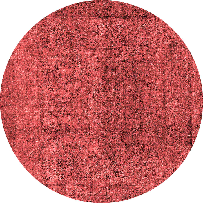 Machine Washable Oriental Red Industrial Rug, wshurb3196red