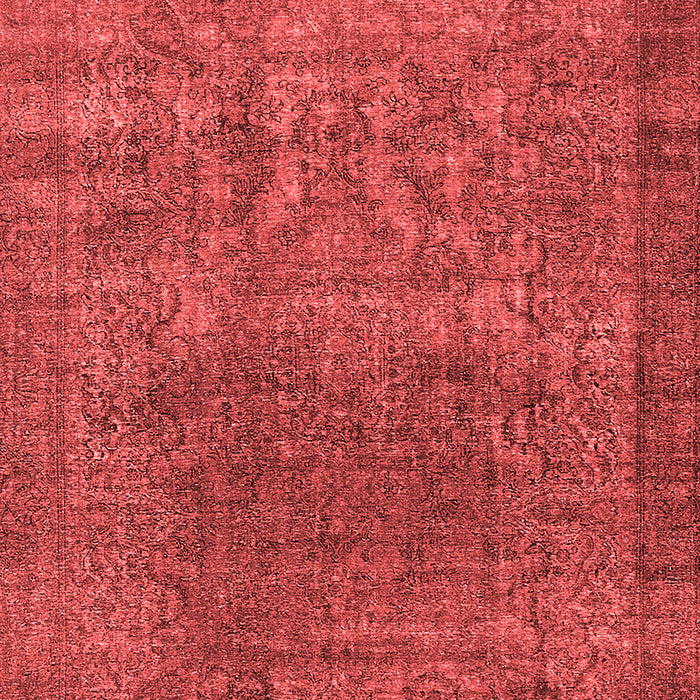 Machine Washable Oriental Red Industrial Rug, wshurb3196red