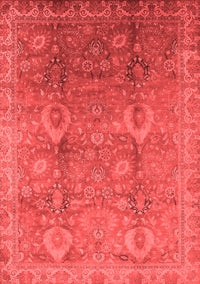 Oriental Red Industrial Rug, urb3197red