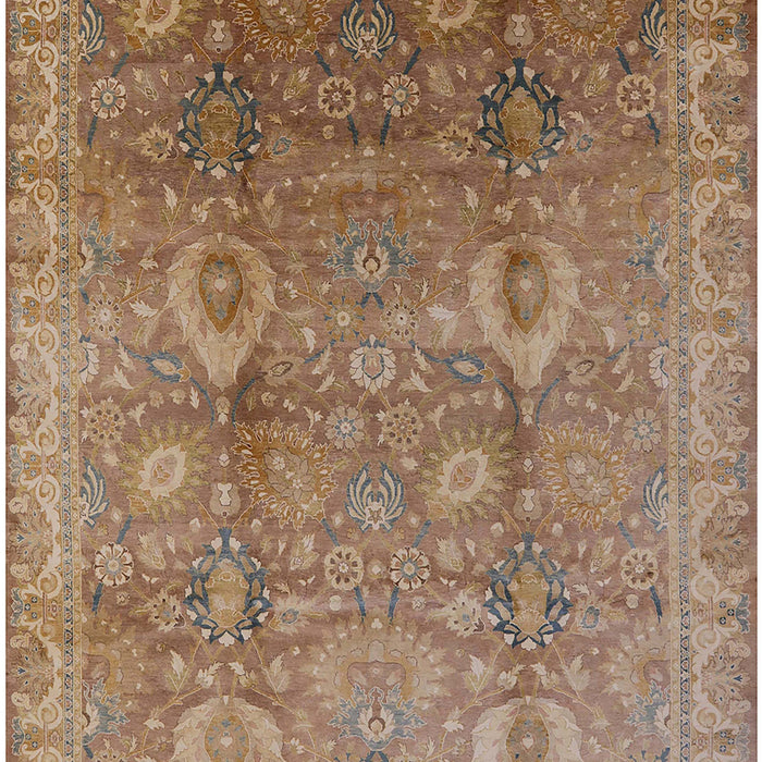 Machine Washable Industrial Modern Light Copper Gold Rug, wshurb3197