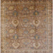 Square Mid-Century Modern Light Copper Gold Oriental Rug, urb3197