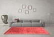 Industrial Red Washable Rugs