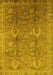 Oriental Yellow Industrial Rug, urb3197yw