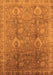 Oriental Orange Industrial Rug, urb3197org