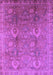 Machine Washable Oriental Purple Industrial Area Rugs, wshurb3197pur