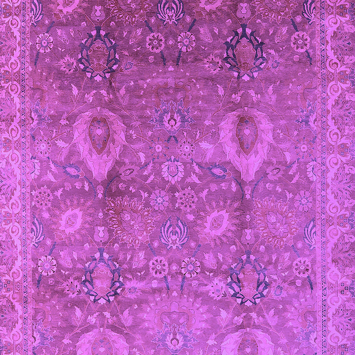Machine Washable Oriental Purple Industrial Area Rugs, wshurb3197pur