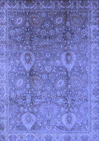 Oriental Blue Industrial Rug, urb3197blu