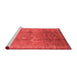 Industrial Red Washable Rugs