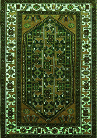 Oriental Green Industrial Rug, urb3198grn