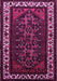 Machine Washable Oriental Pink Industrial Rug, wshurb3198pnk