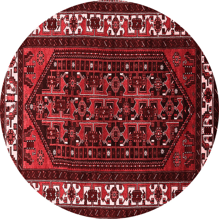 Machine Washable Oriental Red Industrial Rug, wshurb3198red