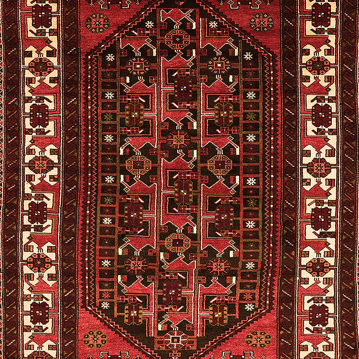 Machine Washable Oriental Orange Industrial Area Rugs, wshurb3198org