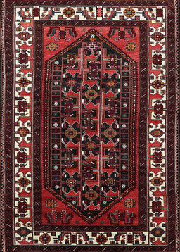 Mid-Century Modern Puce Purple Oriental Rug, urb3198