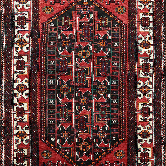 Mid-Century Modern Puce Purple Oriental Rug, urb3198