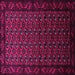 Square Oriental Pink Industrial Rug, urb3199pnk