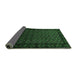 Sideview of Oriental Emerald Green Industrial Rug, urb3199emgrn