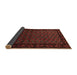 Sideview of Oriental Brown Industrial Rug, urb3199brn