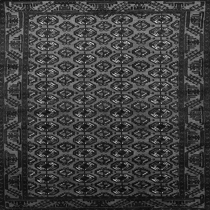 Square Oriental Gray Industrial Rug, urb3199gry