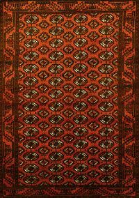 Oriental Yellow Industrial Rug, urb3199yw