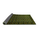 Sideview of Oriental Green Industrial Rug, urb3199grn