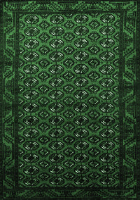 Oriental Emerald Green Industrial Rug, urb3199emgrn