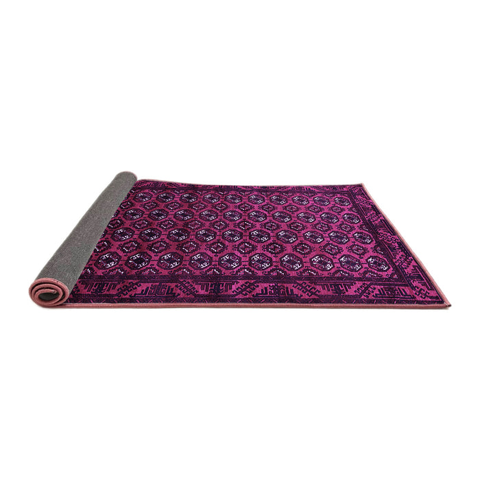 Sideview of Oriental Purple Industrial Rug, urb3199pur