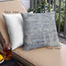 Front View of Mid-Century Modern Urban Square Light Slate Gray Throw Pillow, 18 inch by 18 inch, pwurb31