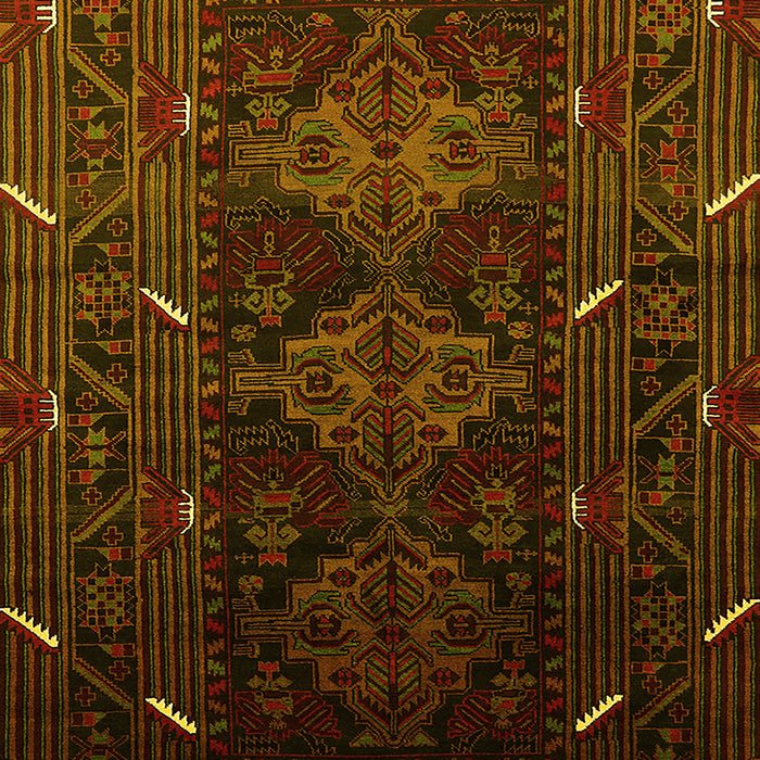 Oriental Yellow Industrial Rug, urb3200yw