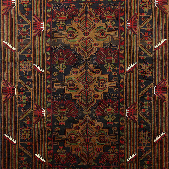 Machine Washable Industrial Modern Night Red Rug, wshurb3200