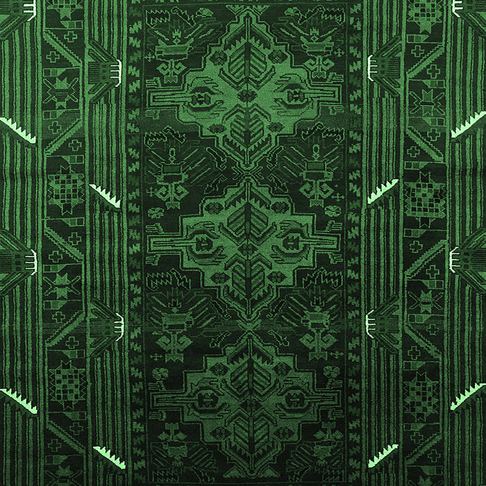 Oriental Emerald Green Industrial Rug, urb3200emgrn