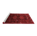 Industrial Red Washable Rugs