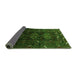 Sideview of Oriental Green Industrial Rug, urb3200grn