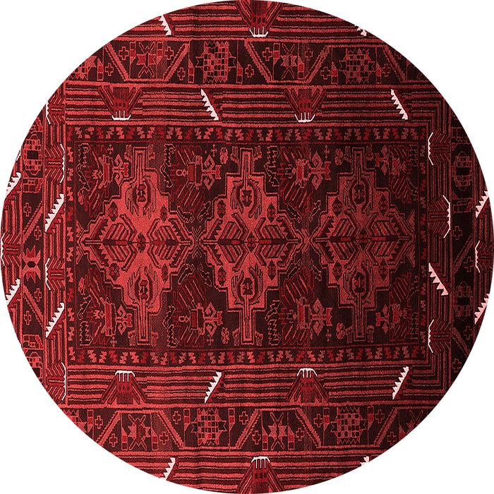 Machine Washable Oriental Red Industrial Rug, wshurb3200red