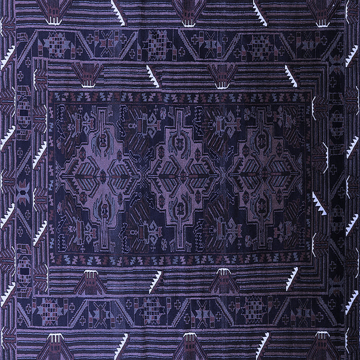 Square Oriental Blue Industrial Rug, urb3200blu