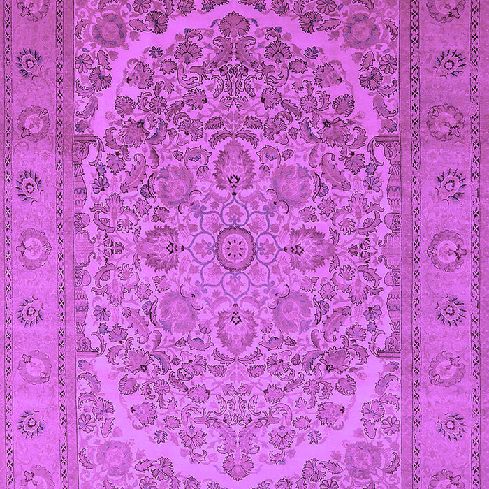 Machine Washable Oriental Purple Industrial Area Rugs, wshurb3201pur