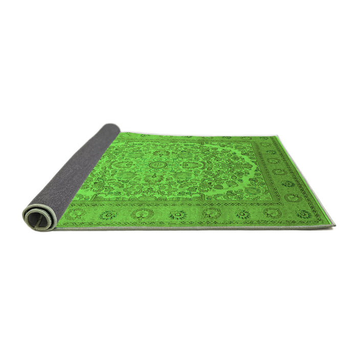 Sideview of Oriental Green Industrial Rug, urb3201grn
