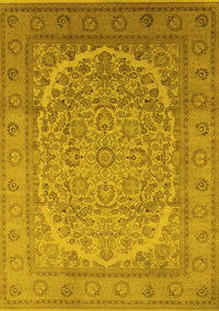 Oriental Yellow Industrial Rug, urb3201yw