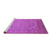 Sideview of Machine Washable Oriental Purple Industrial Area Rugs, wshurb3201pur