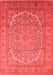 Oriental Red Industrial Area Rugs