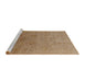 Sideview of Machine Washable Industrial Modern Light Brown Rug, wshurb3202