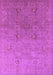 Machine Washable Oriental Purple Industrial Area Rugs, wshurb3202pur