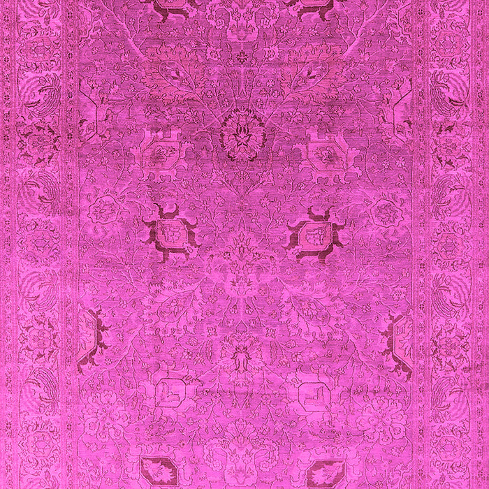 Machine Washable Oriental Pink Industrial Rug, wshurb3202pnk