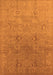 Machine Washable Oriental Orange Industrial Area Rugs, wshurb3202org