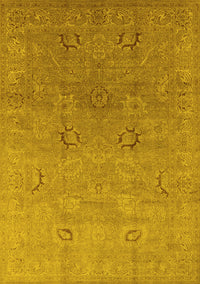 Oriental Yellow Industrial Rug, urb3202yw