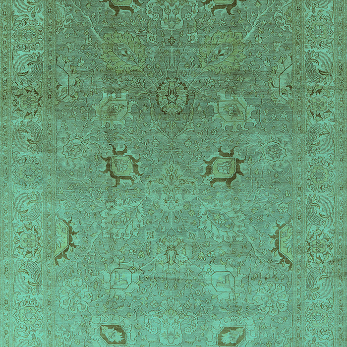 Oriental Turquoise Industrial Rug, urb3202turq