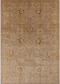 Machine Washable Industrial Modern Light Brown Rug, wshurb3202