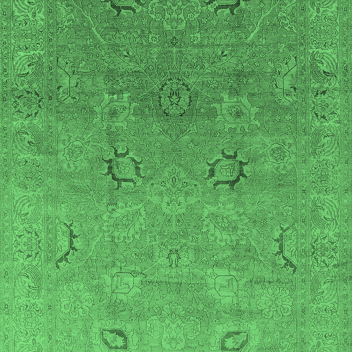 Oriental Emerald Green Industrial Rug, urb3202emgrn